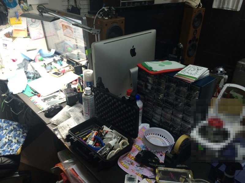 iphone修理 作業場