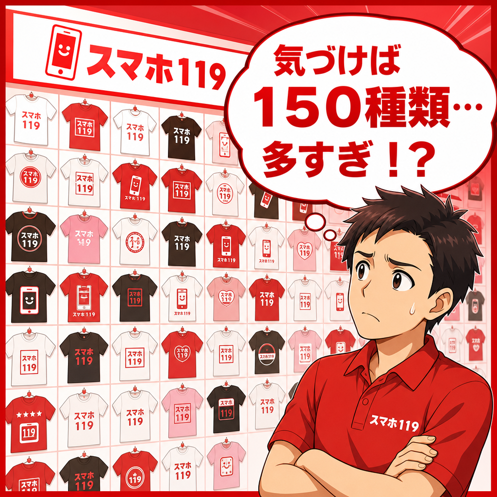ロゴTシャツを150種類以上試作した漫画