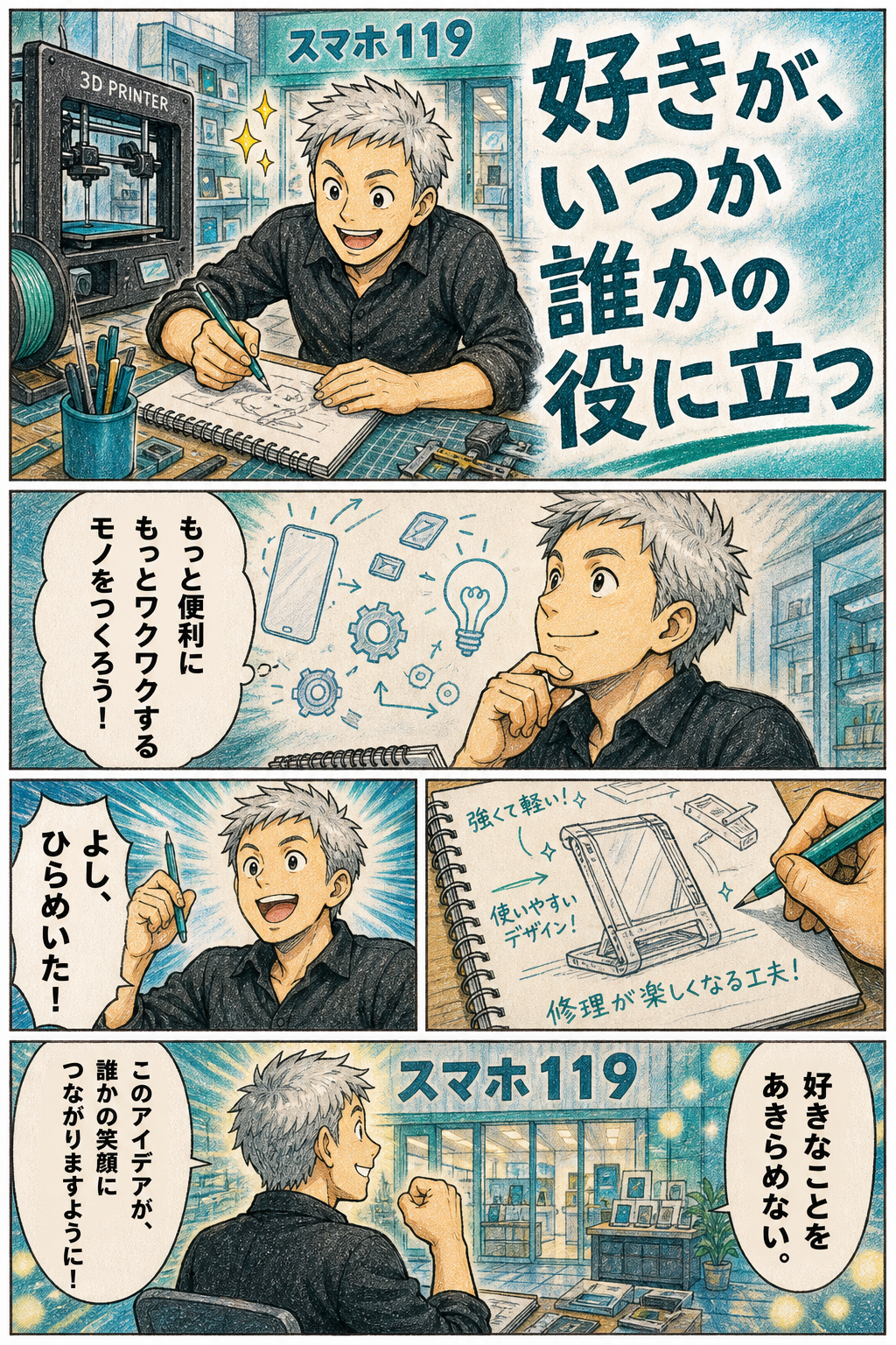 モノづくりを楽しみ新しい挑戦を続ける社長